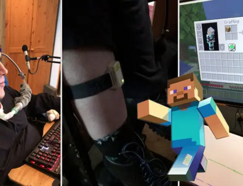 Using the Emego EMG Assistive Switch to control Minecraft!