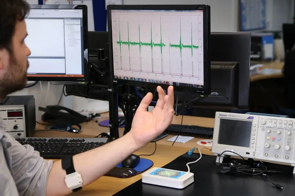 Electronic Engineer using Emego Assistive Switch Electronic Engineer using Emego Assistive Switch